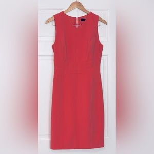 WHBM coral sleeveless dress - size 4